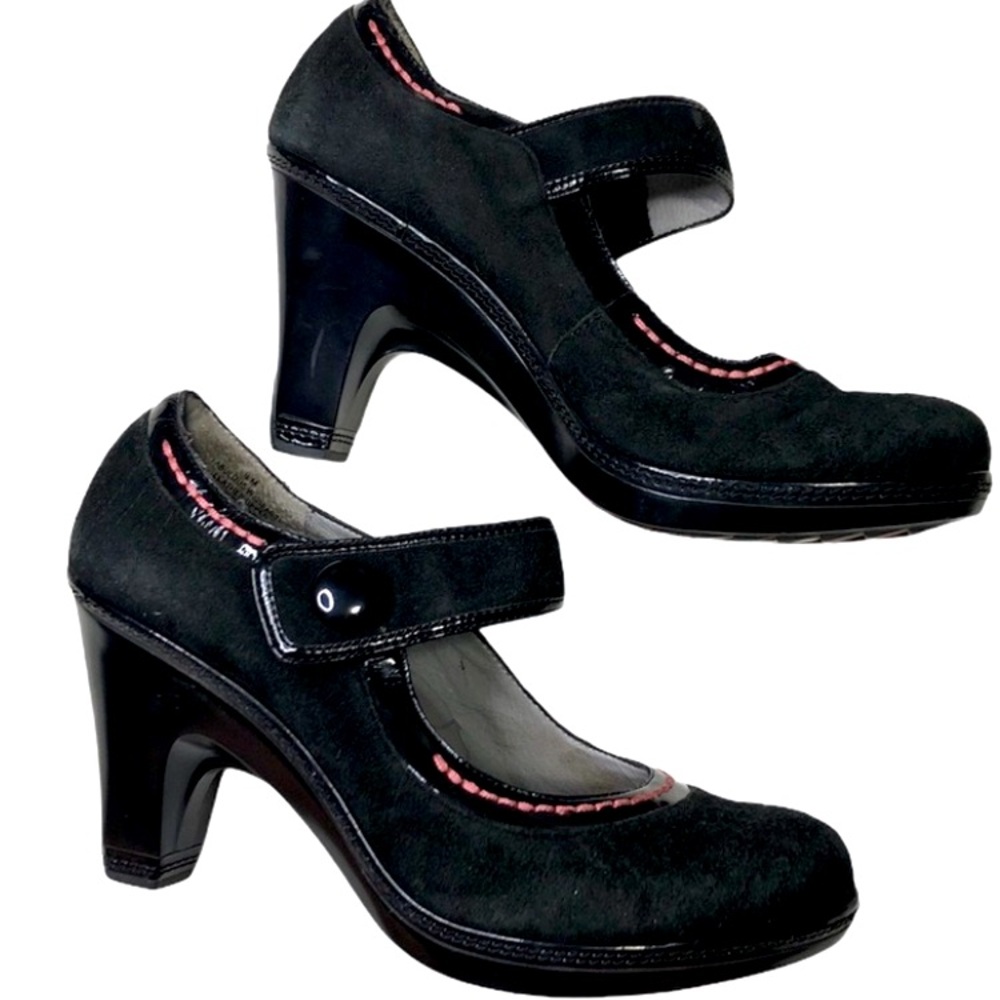 J-41 Mary Jane Leather Heels